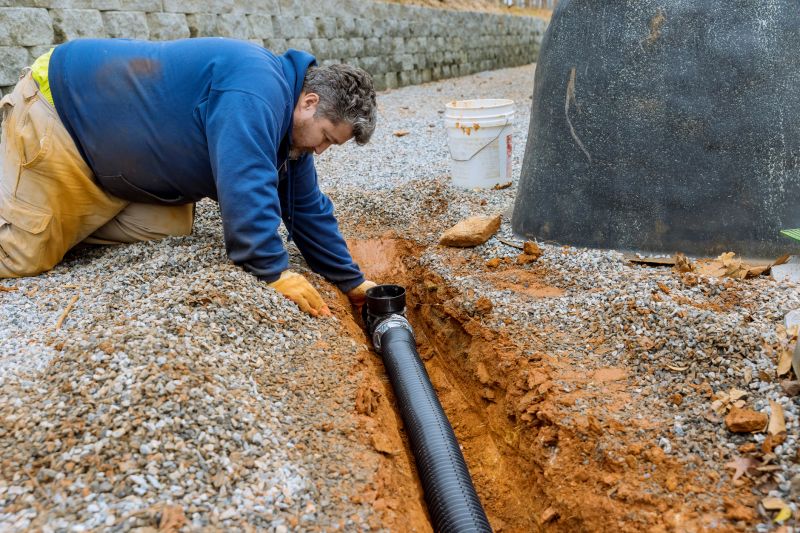 Sub Surface Drain Installation