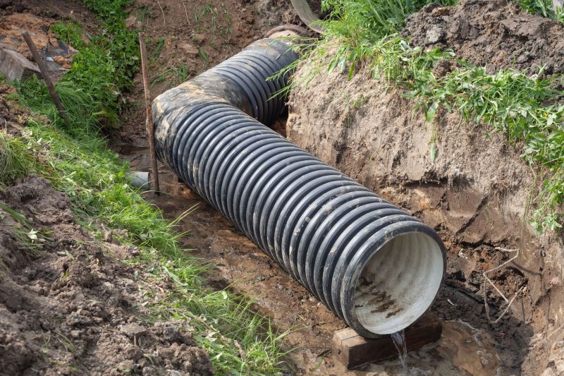 Sub Surface Drain Installation